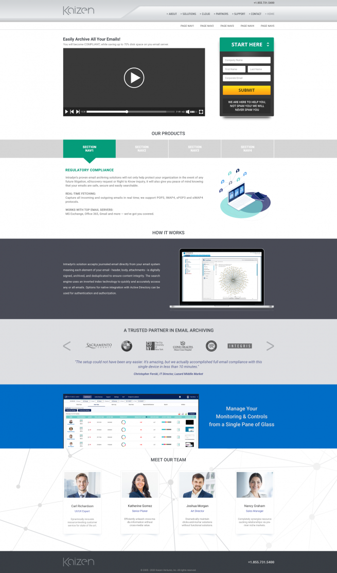 Kaizen Ventures UX/UI & Graphic Design Services by Eugene P.
